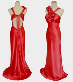 BLONDIE NITES $145 Coral Halter Prom Ball Evening Gown NWT  