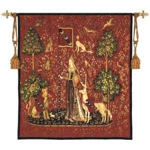 Fine Art Tapestries 2056 WH The Lady & Unicorn Touch Tapestry