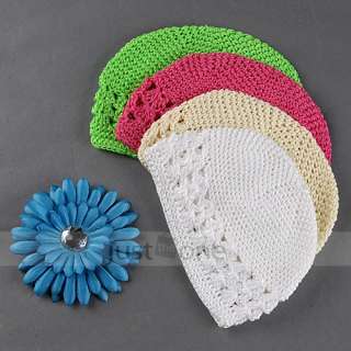 Baby Knit Crochet Cap Kids Kufi Beanie Hat 10 Colors  