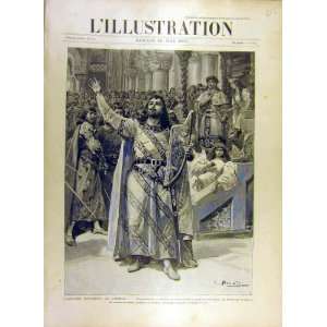  1895 Theatre Opera National Tannhauser Wagner Print