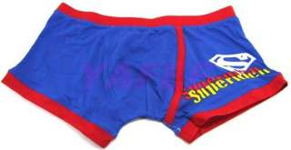 Men’ s sexy Underwear Superman boxer briefs Blue M/L/XL  