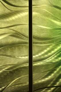 Modern Abstract Gold Painting Metal Wall Art Decor Sculpture Emerald 
