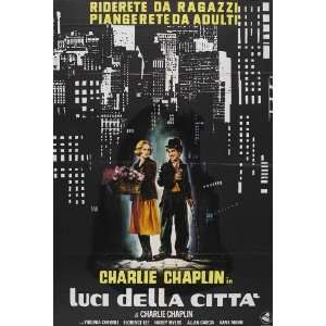  City Lights (1931) 27 x 40 Movie Poster Italian Style A 