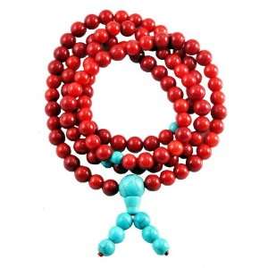  Coral and Turquoise Mala Arts, Crafts & Sewing