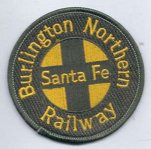 Railroad Patch, Santa Fe, Burlington Northern  