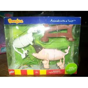  Bendos Farm Pinkie & Winkie Pig & Sheep Toys & Games