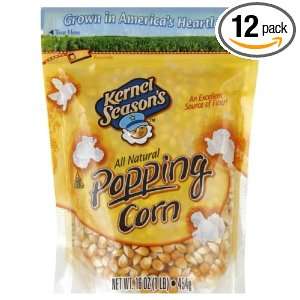 Kernel Seasons Popcorn, Resealable Pouch, Seasoned, 16 Ounce (Pack of 