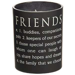  New View Friends Definition Sentiment Candle