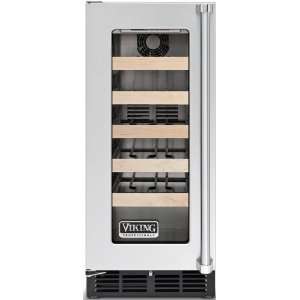  Viking Stainless Steel Built In Wine Cooler VWCI1150GLSS 