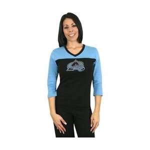  Ice It Activewear Colorado Avalanche Womens Embellished 3 
