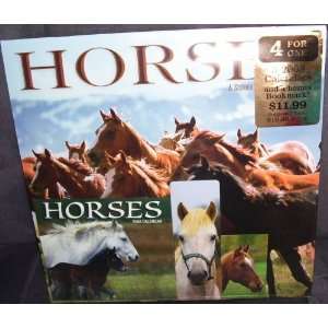    Horses (3) 2008 Calendars Plus Bonus Bookmark