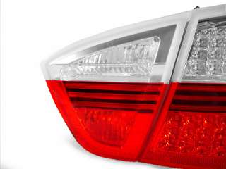 FREE SHIP DEPO BMW E90 4DR SEDAN CLEAR LED TAIL LAMPS  