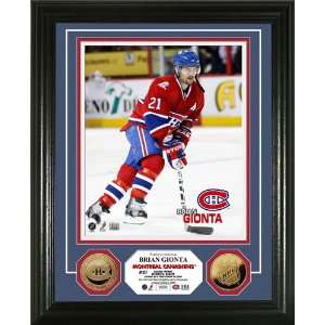  Montreal Canadiens Brian Gionta 24KT Gold Coin Photomint 