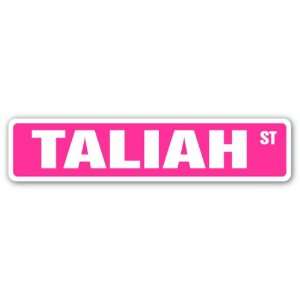  TALIAH Street Sign name kids childrens room door bedroom 