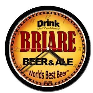  BRIARE beer and ale cerveza wall clock 