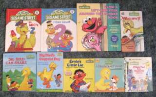 Great Lot of 9 Sesame Street Books  