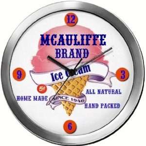  MCAULIFFE 14 Inch Ice Cream Metal Clock Quartz Movement 