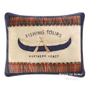  Fishing Tours Canoe Pillow