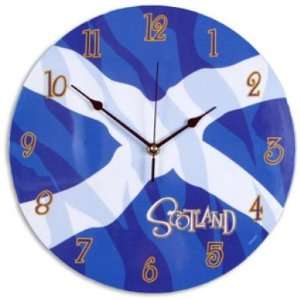  St Andrews Cross flag design 30.5cm wall clock