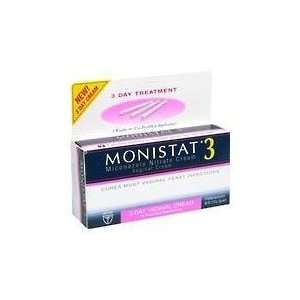 Monistat 3 Cream Combination Pack with Prefilled Applicators   0.54 Oz