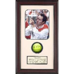  John McEnroe Autographed Tennis Ball