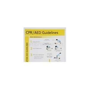  Physio Control AED CPR Guidelines Poster (Two Sided 