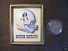 1967 Mini Technigraph Plaque Boston Patriots RARE 3.25x4