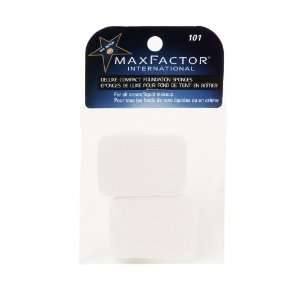  Max Factor Deluxe Compact Foundation Sponges   2 ea 