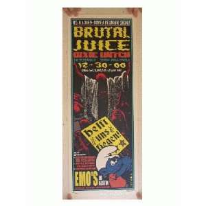  Brutal Juice Poster SXSW Jermaine Austin Texas Everything 