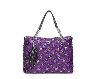 Lady Fashion Quilted Purse Handbag Shoulder Bag 3 Colors SB477  
