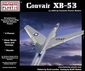 Convair XB 53 Forward Swept Wing Bomber (1144)  