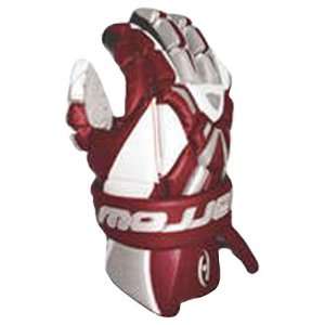  Harrow Mens Syncro Lacrosse Gloves WHITE/RED 12 Sports 