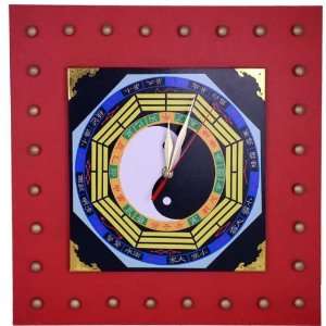  Zen Art Feng Shui Wall Decor Clock w. Chinese Lucky Symbol 