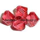 SWAROVSKI CRYSTALS 5328 PADPARADSCHA Bicone 6MM 25PCS  