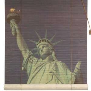  Statue of Liberty Bamboo Blinds  48