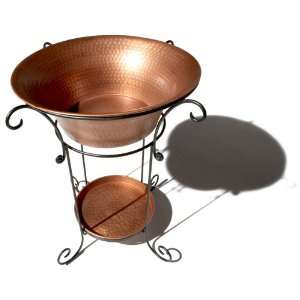  Strathwood Party Bucket with Brushed Copper Finish in Iron 