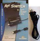 NEW RF RFU TV Cable & AC Power Cord Set For Sega Saturn