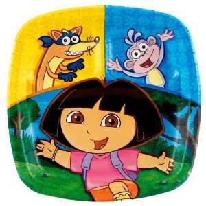  Dora the Explorer 9 Pocket Dinner Plates (8 count 