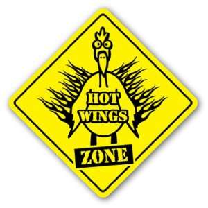  WINGS ZONE Sign buffalo hot sauce chicken wing spicy 