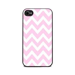   in Pink Chevron   iPhone 4s Silicone Rubber Cover, Cell Phone Case