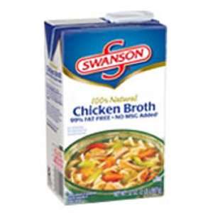 Swanson 99% Fat Free Chicken Broth 14.4 oz (Pack of 24)  