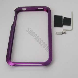 New luxury aluminium Metal Frame Case shell Bumper for Apple iPhone 4 