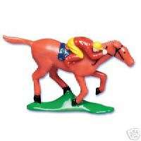   Party Jockey & Horse Racing Cake Decoration Set 6 Breeders Cup  