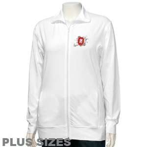 Ohio State Buckeyes Ladies White Homecoming Plus Sizes Full Zip Jacket