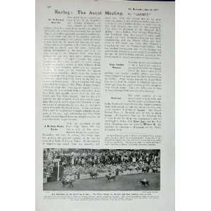  1907 Gold Cup Ascot Horse Racing HerringS Mansion Roof 
