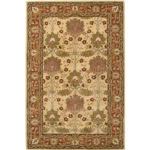  Surya Bungalo Butter Rose Leaves Transitional 2 x 3 Rug 
