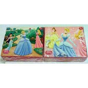   Aurora, Belle, Jasmine 50 Piece Mini Puzzles   Set of 2 Toys & Games