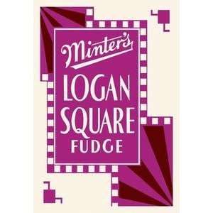  Vintage Art Minters Logan Square Fudge   07223 7