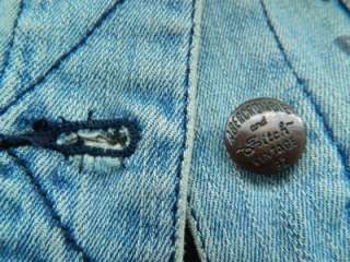 Abercrombie & Fitch Denim Distressed Womens Jacket Medium Vintage 