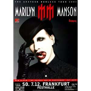  Marilyn Manson   Grotesk Burlesk 2003   CONCERT   POSTER 